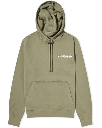 Napapijri Logo Hoodie - Green