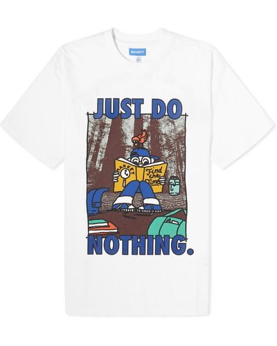 Market Just Do Nothing T-Shirt - Blue