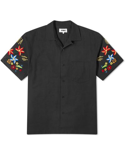 YMC Idris Short Sleeve Shirt - Black