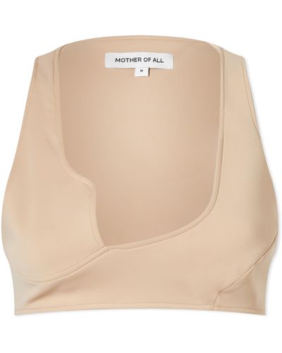 MOTHER OF ALL Cecilia Bralette Top - Natural