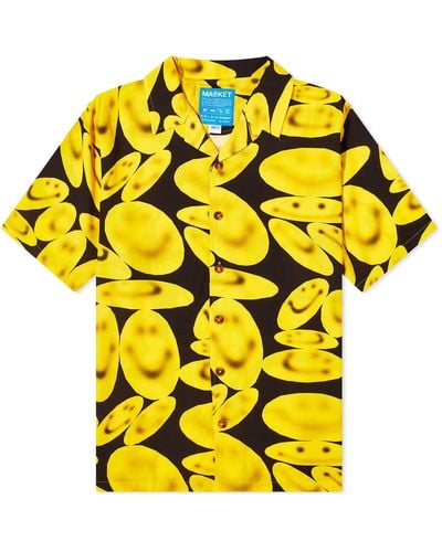 Market Smiley Afterhours Vacation Shirt - Yellow
