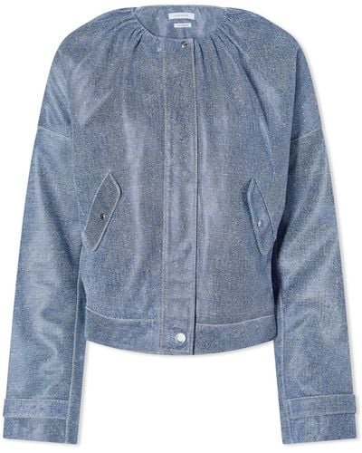 Saks Potts Margeta Leather Jacket - Blue