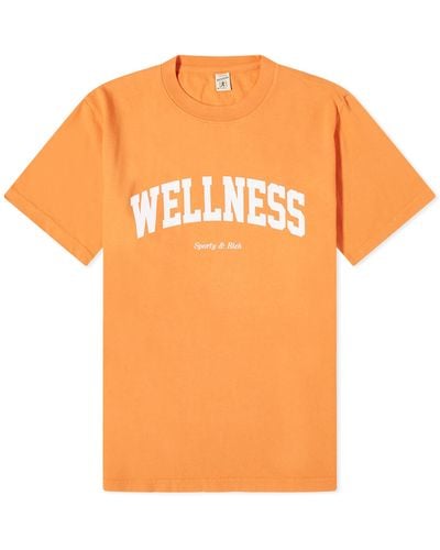 Sporty & Rich Wellness Ivy T-Shirt - Orange
