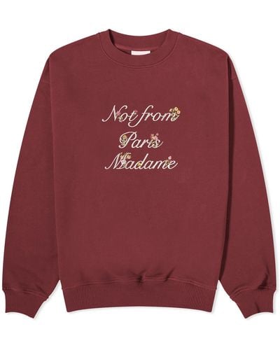 Drole de Monsieur Presented By End. Embroidered Crew Sweat