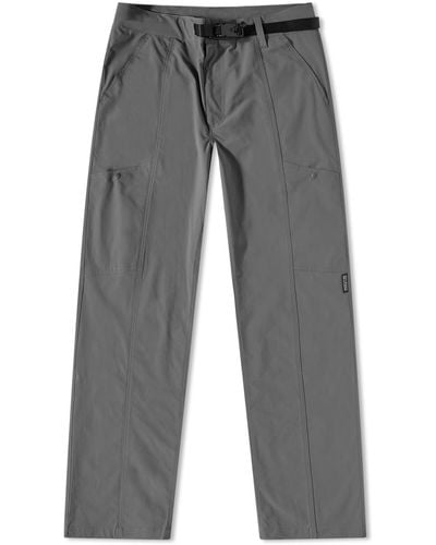 Uniform Bridge Six Strap Trousers - Grey