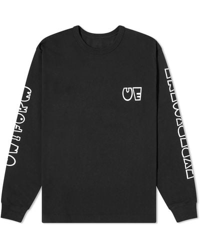 Uniform Experiment Authentic Long Sleeve T-Shirt - Black