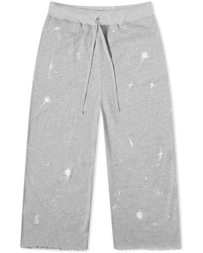 R13 Articulated Knee Sweat Pants - Gray