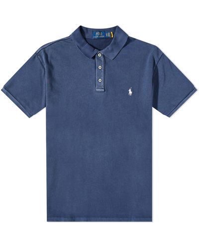 Polo Ralph Lauren Spa Terry Polo Shirt - Blue