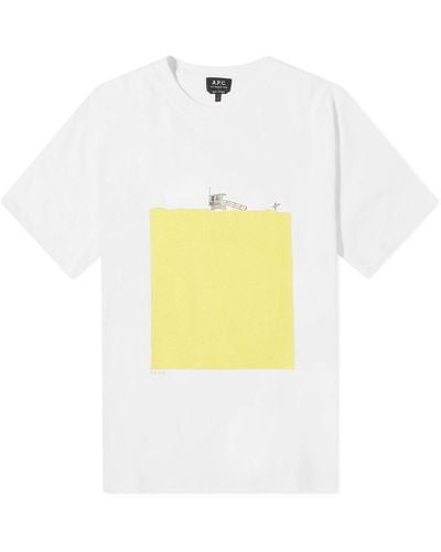 A.P.C. Crush T-Shirt - Yellow