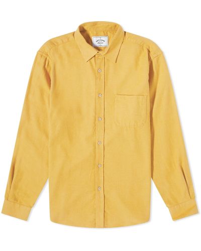 Portuguese Flannel Teca Flannel Shirt - Yellow