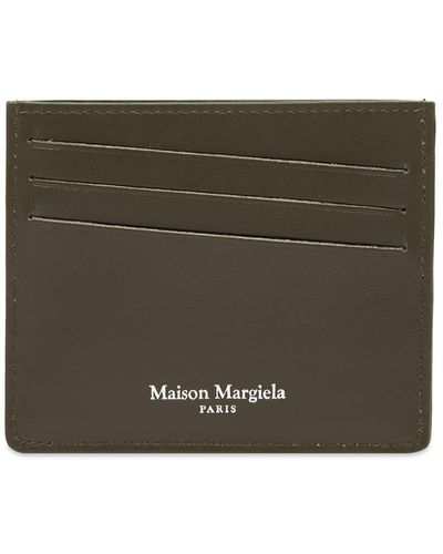 Maison Margiela Rubberised Card Holder - Green