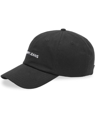 Tommy Hilfiger Linear Logo Cap - Black