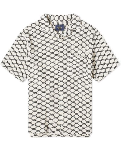 Portuguese Flannel Net Vacation Shirt - White