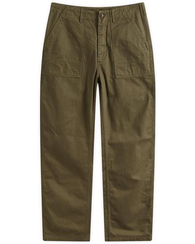 Nudie Jeans Tuff Tony Fatigue Trousers - Green