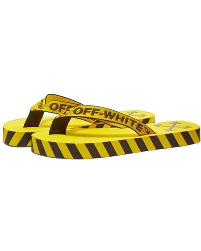 Off-White c/o Virgil Abloh Industrial Flip Flop - Yellow