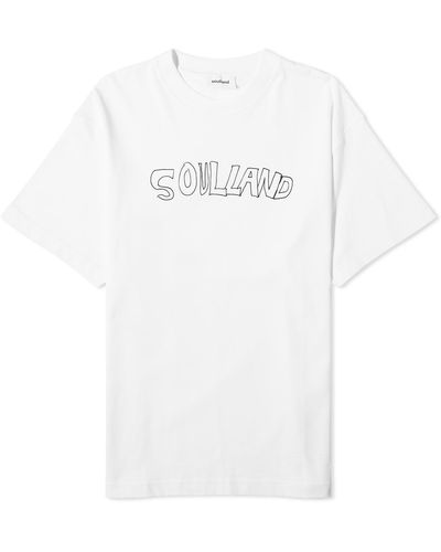 Soulland Kai Blur T-shirt - White