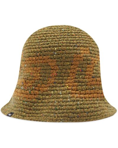 LMC Spiral Crochet Bucket Hat - Green