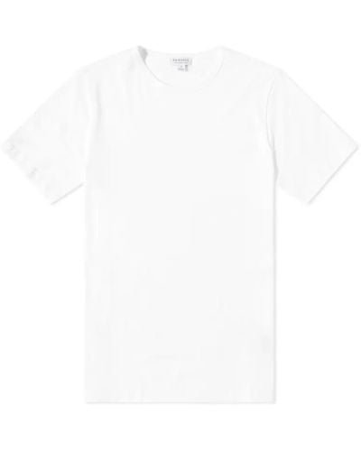 Sunspel Classic Crew Neck T-Shirt - White