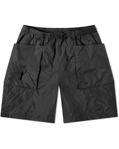 Goldwin Rip-Stop Light Cargo Shorts - Black