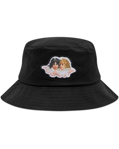 Fiorucci Icon Angels Bucket Hat - Black