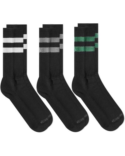 Neighborhood Classic 3-pack Sports Sock - Black