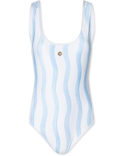 Casablancabrand Printed Swimsuit - Blue