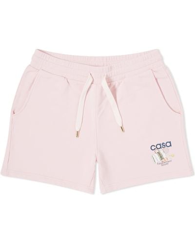 Casablancabrand Equipement Sportif Sweat Shorts - Pink