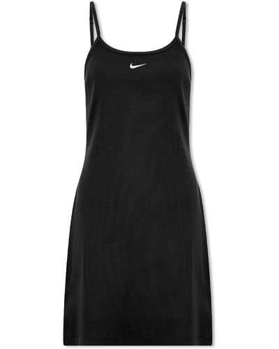 Nike Essential Rib Dress - Black