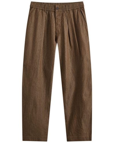 Universal Works Twill Oxford Pant - Brown
