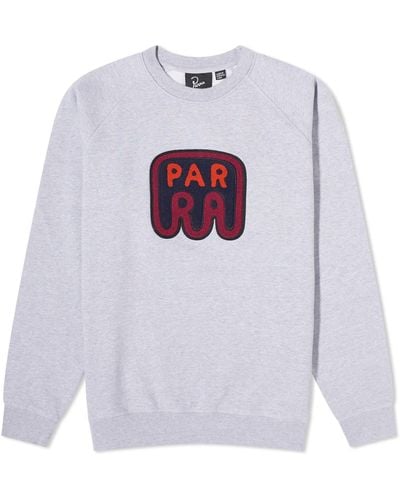 by Parra Fast Food Logo Crew Sweat - White