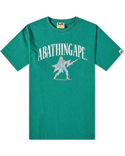 A Bathing Ape Archive Bapesta T-Shirt - Green