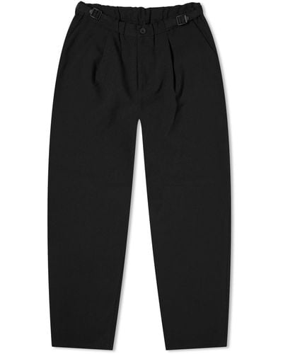 F/CE Lightweight Balloon Cropped Trousers - Black