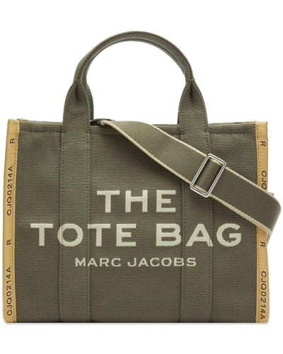 Marc Jacobs The Medium Tote Jacquard Bronze - Green