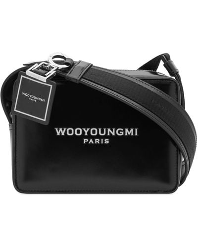 WOOYOUNGMI Leather Cross Body Bag - Black