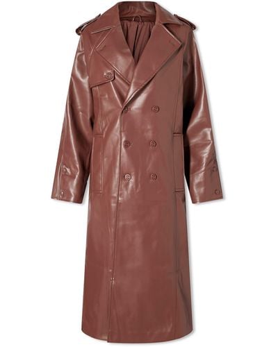 House Of Sunny Montague Trench Coat - Brown