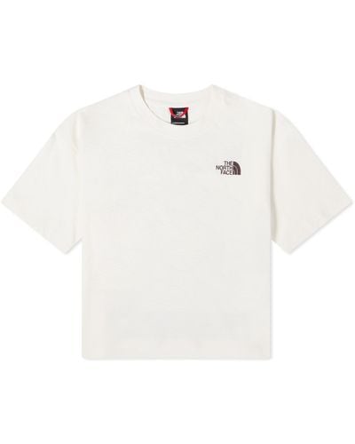 The North Face Nuptse Face T-Shirt - White