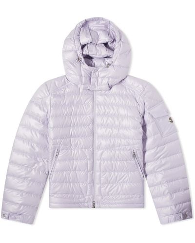 Moncler Lauros Hooded Light Down Jacket - Purple