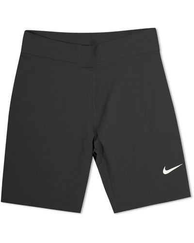 Nike High Waisted 8 Inch Biker Shorts/Sail - Grey