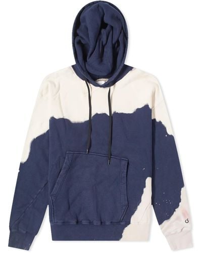 Noma T.D Hand Dyed Twist Hoodie - Blue