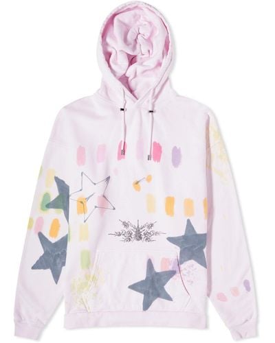 Collina Strada Rhinestone Hoodie - White