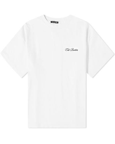 Cole Buxton Classic Embroidery T-Shirt - White