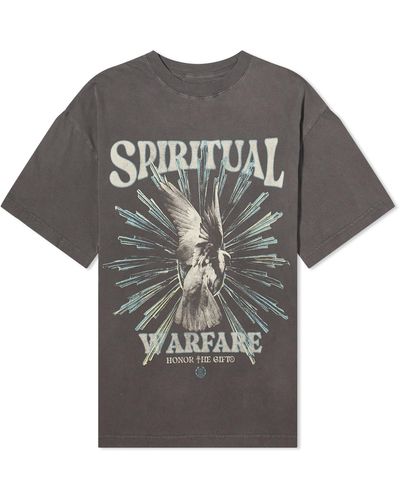 Honor The Gift Spiritual Conflict T-Shirt - Grey