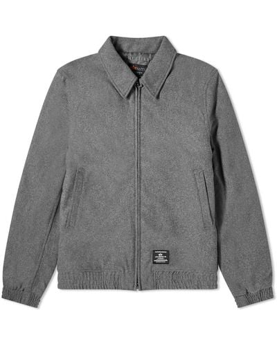 Alpha Industries Wool Harrington Flight Jacket - Grey