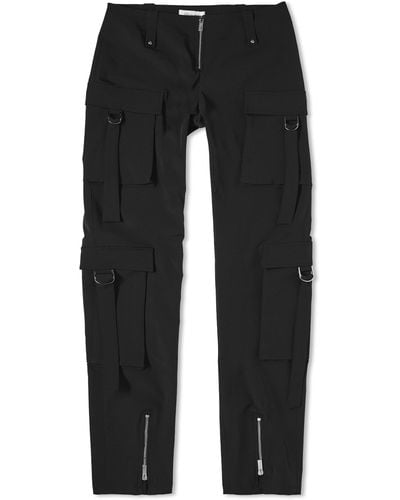 Blumarine Skinny Cargo Pants - Black