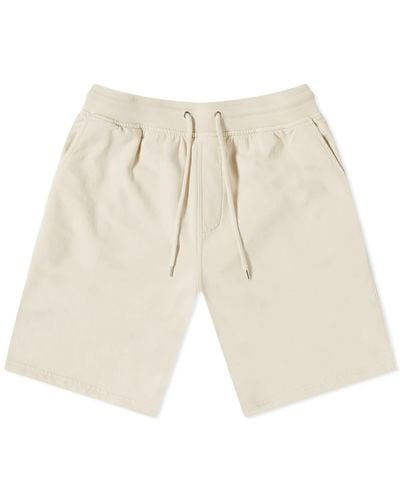 COLORFUL STANDARD Classic Organic Sweat Shorts - White