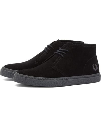 Fred Perry Hawley Suede Boot - Black