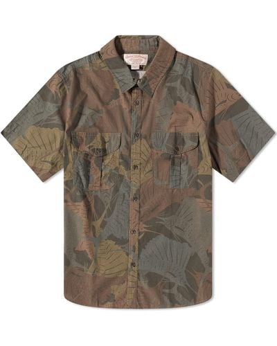 Filson Short Sleeve Feather Cloth Shirt - Brown