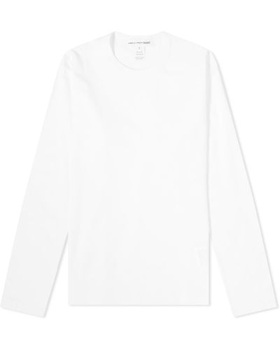 Comme des Garçons Long Sleeve Forever T-Shirt - White