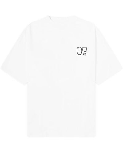 Uniform Experiment Star Baggy T-Shirt - White