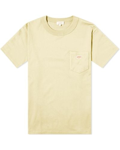 Armor Lux 79151 Logo Pocket T-Shirt - Yellow